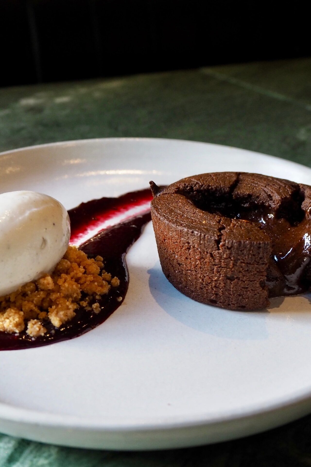 Vaniljefraiche til Chokoladefondant